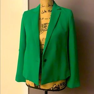 Club Monaco green blazer size 0